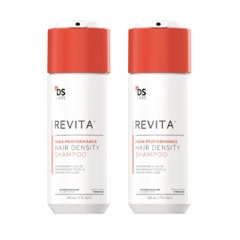 DS Labs Revita Shampoo - High-Performance Hair Density Shampoo, Volumizing & Thickening, Fuller, Healthier-Looking Hair, Sulfate & Silicone Free, For Men & Women, 205mL (Pack of 2)