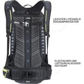 evoc Backpack, Black, M/L-16 Litre
