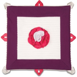 Pavilion Gift Company Lovie Baby Blanket, Grape Jelly, 13