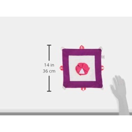 Pavilion Gift Company Lovie Baby Blanket, Grape Jelly, 13