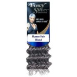 Foxy Silver (Weave - Salon Deep Wave) 10 inch - Human Hair Blend Weave in 280
