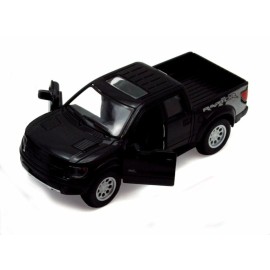 KiNSMART 2013 Ford F-150 SVT Raptor Supercrew 1:46 Scale 5 Die Cast Metal Model Toy Truck (Black)