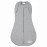 Woombie Convertible Baby Swaddling Blanket I Swaddle Converts to Arms-Free Wearable Blanket for Babies Up to 6 Months, Grey, 14-19 lbs