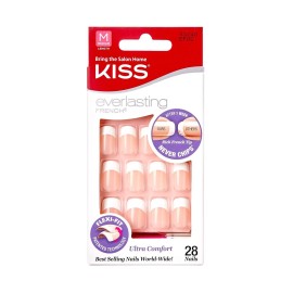 Kiss Everlasting French 28 Count Medium Flexi-Fit (Pack of 3)