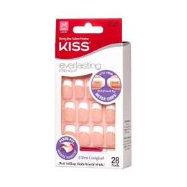 Kiss Everlasting French 28 Count Medium Flexi-Fit (Pack of 3)