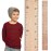 HEADWATERS STUDIO Wooden Growth Chart for Wall - Size Height Chart for Kids, Growth Measuring Board and Kids Height Wall Chart, Growth Chart for Kids, Height Chart for Wall - Natural (63x6.7)