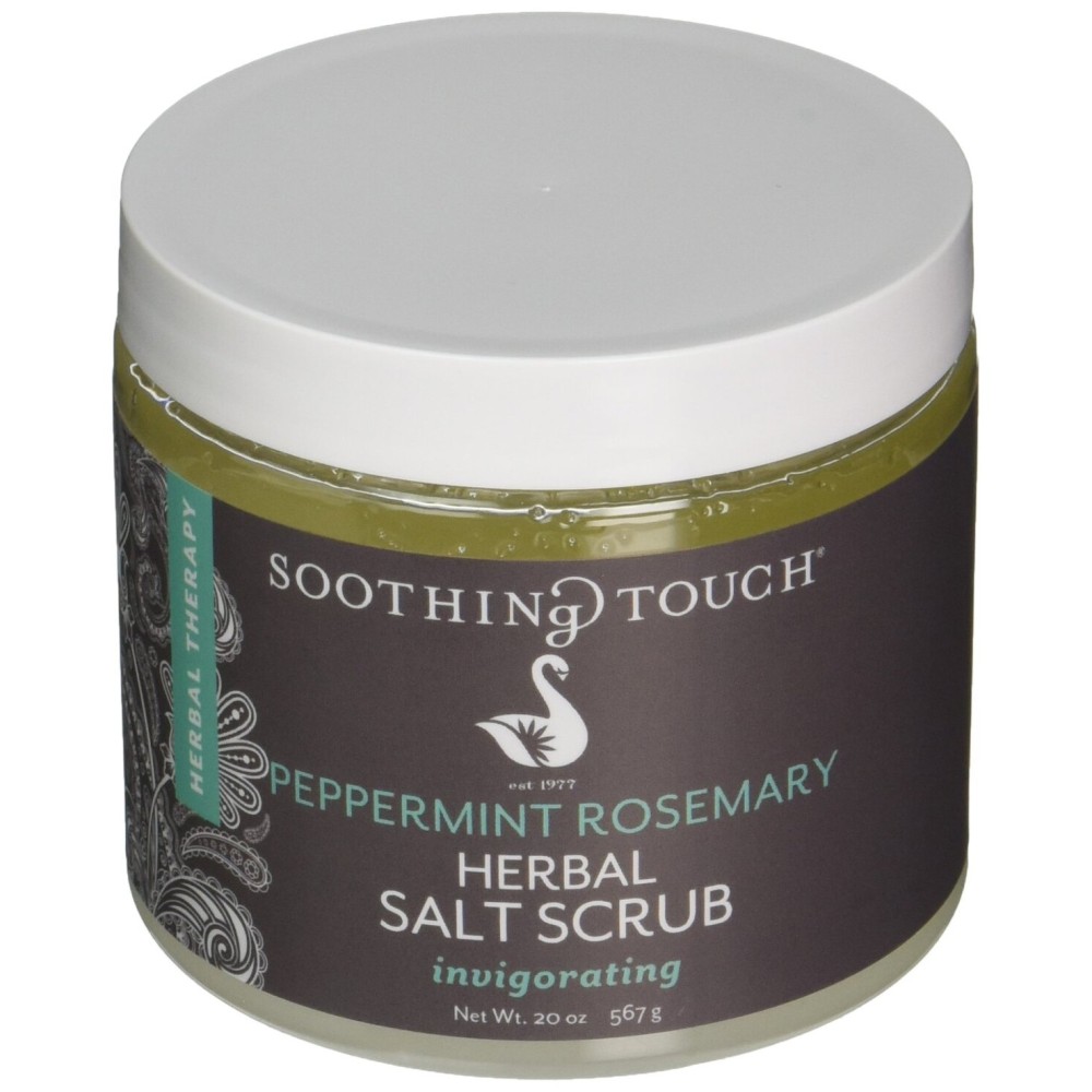 Soothing Touch Herbal Salt Scrub, Peppermint Rosemary - 20 Oz Soothing Touch Herbal Salt Scrub, Peppermint Rosemary - 20 Oz