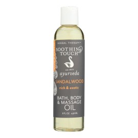Soothing Touch W67366S Bath and Body Oil Sandalwood, 8-Ounce