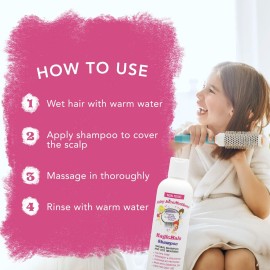 Fairy LiceMothers MagicHalo Shampoo, Lice Prevention Shampoo with Essential Oil, Formulated for Head Lice Removal, No Sulfates and Pesticides Free, (8 fl oz)