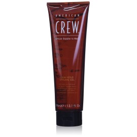 American Crew Men\'s Hair Gel, Firm Hold, Non-Flaking Styling Product, 13.1 fl oz