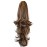 CAISHA 20 Hairpiece Ponytail Clip On Extension With Butterfly Claw Voluminous Wavy Brown Mix H57B