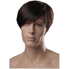 KOLIGHT European USA Men Wigs Brown Wigs Short Hair Wig Cosplay