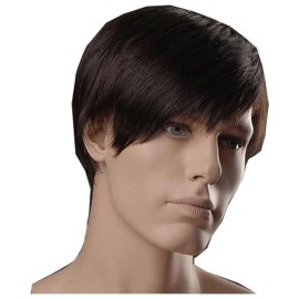 KOLIGHT European USA Men Wigs Brown Wigs Short Hair Wig Cosplay