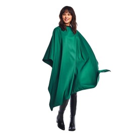 Betty Dain Lightweight Crinkle Nylon Hair Cutting/Styling Cape, Water Resistant, Ultra Lightweight Crinkle Antron Nylon, Repels Hair, Neck Snap Closure, Generous 54 x 60 Inch Size, Green Betty Dain Lightweight Crinkle Nylon Hair Cutting/Styling Cape, Water Resistant, Ultra Lightweight Crinkle Antron Nylon, Repels Hair, Neck Snap Closure, Generous 54 x 60 Inch Size, Green