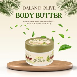 Dalan d Olive Olive Oil Body Butter Cream For Dry Skin 8.5 oz