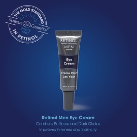 Retinol Mens Eye Cream - The Original Retinol Eye Treatment For Men - Targets Under-Eye Area to Reduce Puffiness & Dark Circles, Boost Hydration & Drastically Minimize the Visible Signs Of Aging