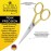 Camila Solingen CS45 Hair Scissors Professional 4.5 Very Sharp Grooming Scissors. Razor Edge Barber Hair Cutting Scissor. Stainless Steel Hair Cutting Shears for Salon. Made of in Solingen, Germany