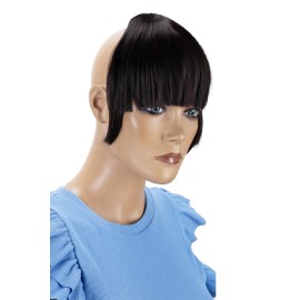 CAISHA Bangs Clip In Extensions Fringe Hairpiece Extension Dark Brown Mix HF12-2
