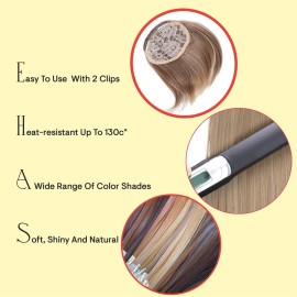 CAISHA Bangs Clip In Extensions Fringe Hairpiece Extension Dark Brown Mix HF12-2 CAISHA Bangs Clip In Extensions Fringe Hairpiece Extension Dark Brown Mix HF12-2