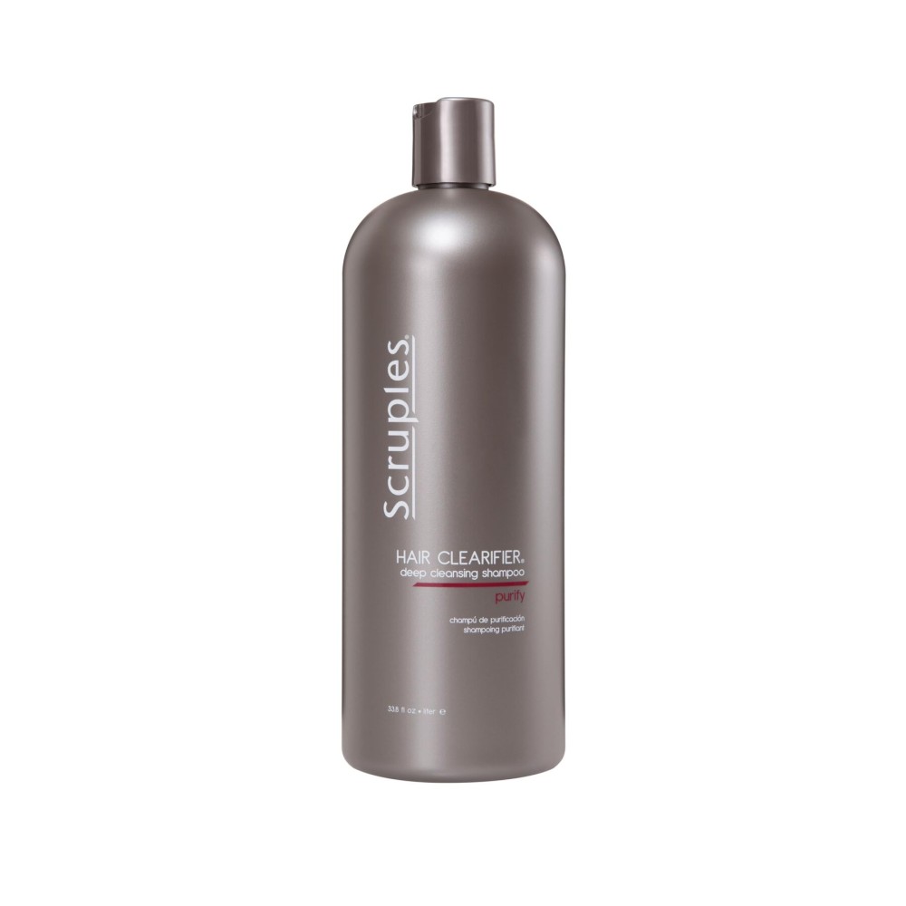 Scruples Hair Clearifier Shampoo - Professional Grade Deep Cleansing Shampoo - Clarifying Agents Remove Metals, Minerals and Chlorine - Detox and Vitality Boosting for All Hair Types (33.8 oz) Scruples Hair Clearifier Shampoo - Professional Grade Deep Cleansing Shampoo - Clarifying Agents Remove Metals, Minerals and Chlorine - Detox and Vitality Boosting for All Hair Types (33.8 oz)