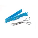 Original CreaClip Bangs & Scissors Hair Cutting Tool - As seen on Shark Tank - Fringe Bangs Trimming Hair Cutting Guide, Comb Hairstyle Tool, Layers Kids Hair Cut Hair Cutting Kit