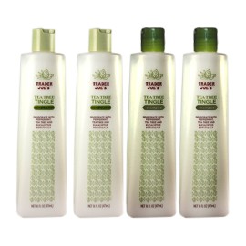 Trader Joe\'s Tea Tree Tingle Moisturizing Shampoo & Conditioner 4 Pack (2 Each) - CRUELTY FREE Trader Joe\'s Tea Tree Tingle Moisturizing Shampoo & Conditioner 4 Pack (2 Each) - CRUELTY FREE