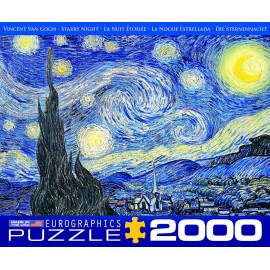 EuroGraphics Starry Night by Vincent Van Gogh Puzzle (2000-Piece)