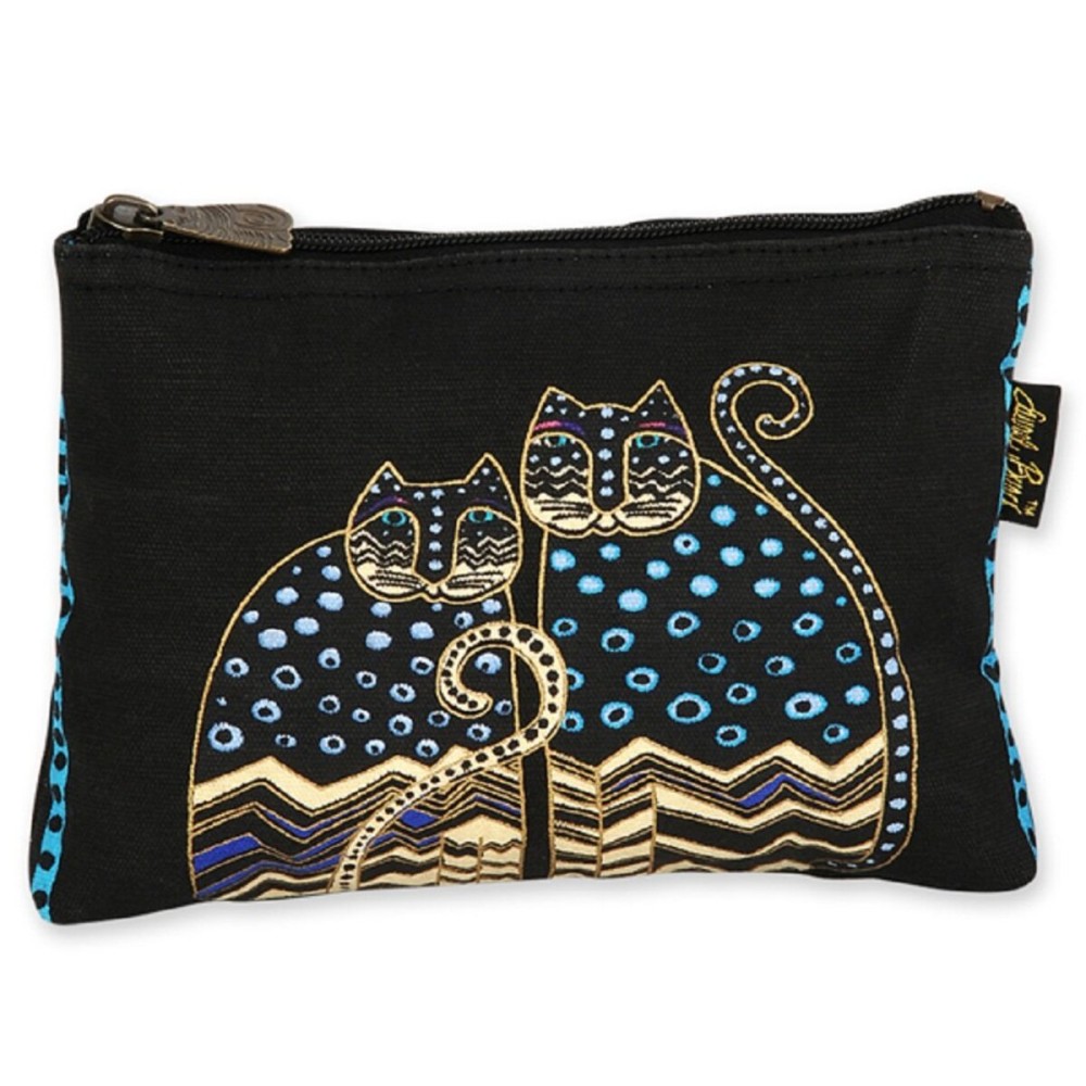 Laurel Burch Feline Minis Cosmetic Bag (Polka Dot A) Laurel Burch Feline Minis Cosmetic Bag (Polka Dot A)