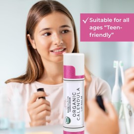 2 Pack Organic Calendula + Raspberry Lip Balm