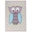 The Kids Room by Stupell Teal, Pink and Gray Owl Rectangle Wall Plaque