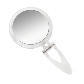 Rucci Normal View Acrylic Round Foldable Stand Mirror, 10X