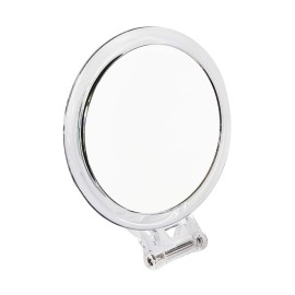 Rucci Normal View Acrylic Round Foldable Stand Mirror, 10X Rucci Normal View Acrylic Round Foldable Stand Mirror, 10X