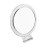 Rucci Normal View Acrylic Round Foldable Stand Mirror, 10X