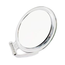 Rucci Normal View Acrylic Round Foldable Stand Mirror, 10X Rucci Normal View Acrylic Round Foldable Stand Mirror, 10X