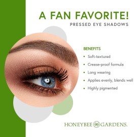 Honeybee Gardens Pressed Powder Eye Shadow Single Refill, Antique, Matte Pale Cream Bisque, Long-Wearing, Creaseproof Mineral Color With Botanicals, 1.2g Honeybee Gardens Pressed Powder Eye Shadow Single Refill, Antique, Matte Pale Cream Bisque, Long-Wearing, Creaseproof Mineral Color With Botanicals, 1.2g