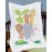 Jack Dempsey Jungle Crib Quilt Top, White