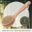 Hydrea London Dry Body Brush -Short Handle Premium Exfoliating Dry Skin Brush with Natural Bristle, FSC Certified Beechwood.