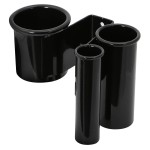 Saloniture Wall Mount Hair Iron and Blow Dryer Holder - Salon Appliance Rack