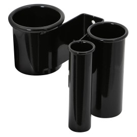 Saloniture Wall Mount Hair Iron and Blow Dryer Holder - Salon Appliance Rack