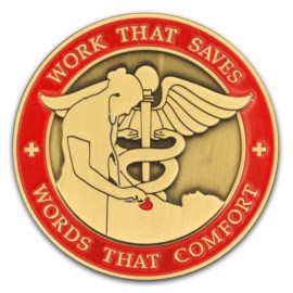 Registered Nurse Challenge Coin - RN Custom Coin - Work That Saves - Great Gift Nurse