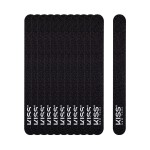 KISS Nail Files Black on Black (12 pieces) Files & Smooths Natural and Artificial Nails