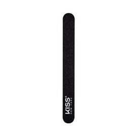 KISS Nail Files Black on Black (12 pieces) Files & Smooths Natural and Artificial Nails