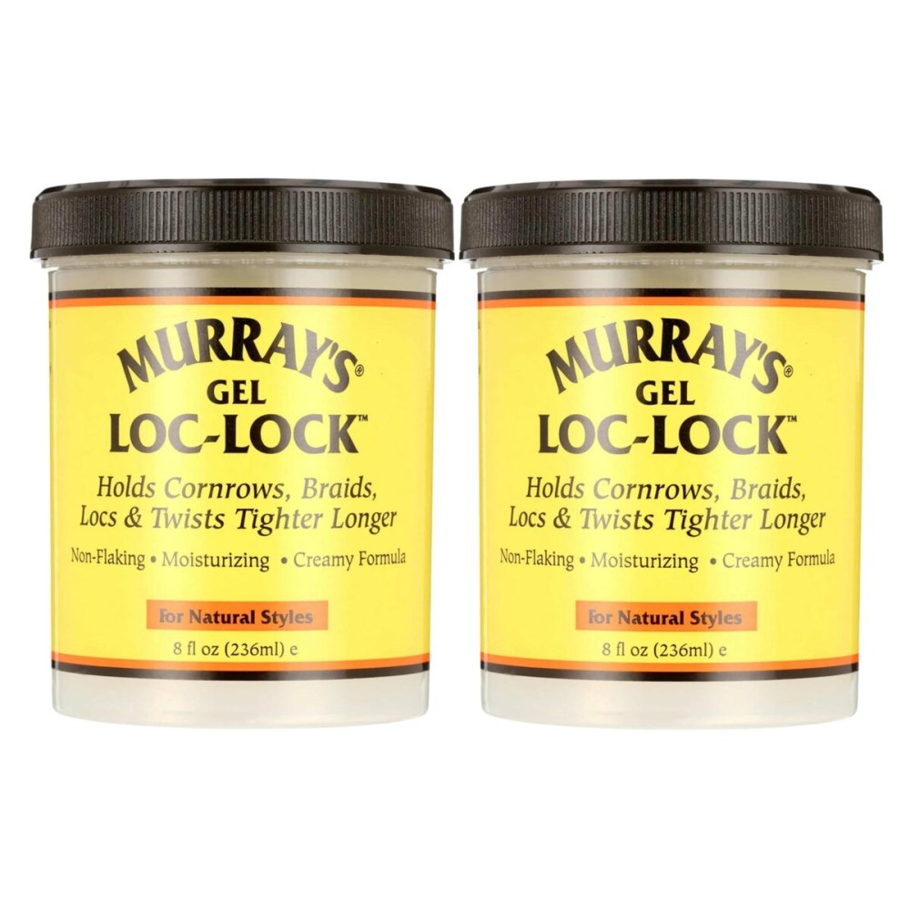 Murray\'s Loc-Lock Hair Gel 8 oz. (Pack of 2)