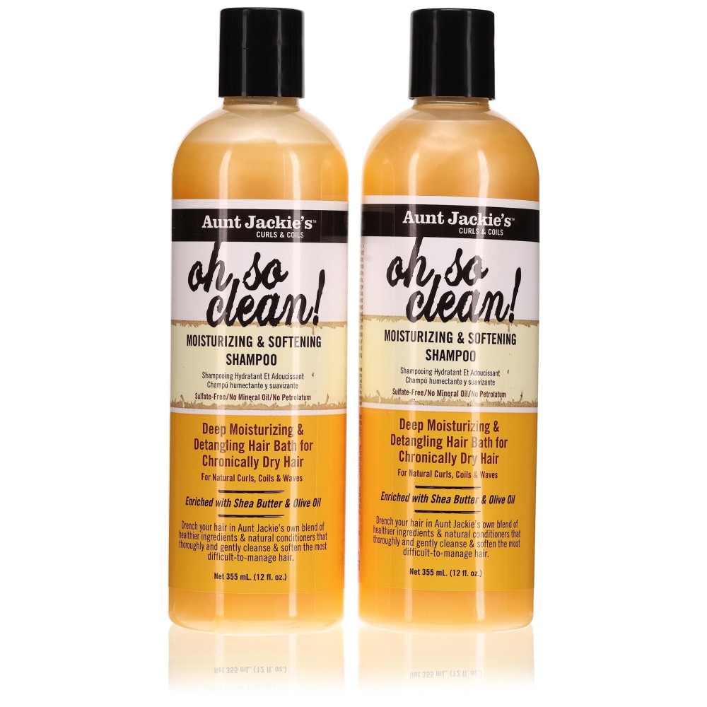 Aunt Jackie\'s Oh So Clean Shampoo 12 Ounce (354ml) (2 Pack) PPAX1395710 Aunt Jackie\'s Oh So Clean Shampoo 12 Ounce (354ml) (2 Pack) PPAX1395710