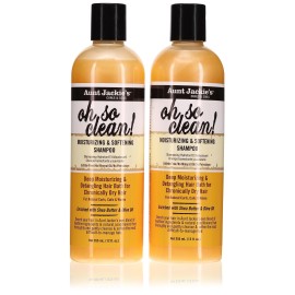 Aunt Jackie\'s Oh So Clean Shampoo 12 Ounce (354ml) (2 Pack) PPAX1395710 Aunt Jackie\'s Oh So Clean Shampoo 12 Ounce (354ml) (2 Pack) PPAX1395710
