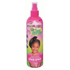 African Pride Dream Kids Olive Miracle Soothing Moisturizing Braid Spray 12 oz (Pack of 2)
