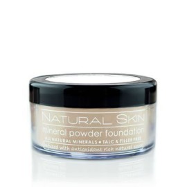 MODE Natural Skin Mineral Powder Foundation Light Warm - Shade 214 - Breathable Full Coverage Loose Makeup, Smooth Flawless Matte Finish, Nourishing Cocoa Skincare