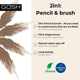 Gosh Eyebrow Pencil Brown by Gosh