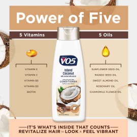 VO5 Conditioner Silky Experience Island Coconut 12.5 Oz (Packaging May Vary) VO5 Conditioner Silky Experience Island Coconut 12.5 Oz (Packaging May Vary)