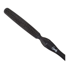 Goody Shine On Boar Edge Brush, Boar Bristle with Long Sectioning Tail, Smoothens Fly-Aways, Use as a Styling Brush, All Hair Types, Textures & Styles, Black